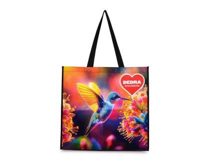 MEGA TAŠKA COLIBRI | 30 L | pevná laminovaná nákupní taška | 4 pevná ucha