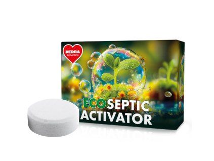 ECO SEPTIC ACTIVATOR | bioaktivní aktivátor septiků & WC | bez zápachu & usazenin | 10 maxi-tablet