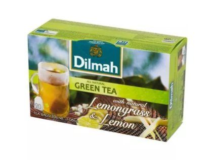 Dilmah zelený čaj citrónová tráva 20x1,5g