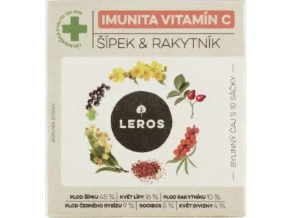 Leros čaj vitamín c imunita 10x2g
