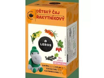 Leros dětský čaj rakytníkový 20x2g