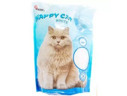 Akinu Happy Cat silikagel stelivo 3,6l white 1490g