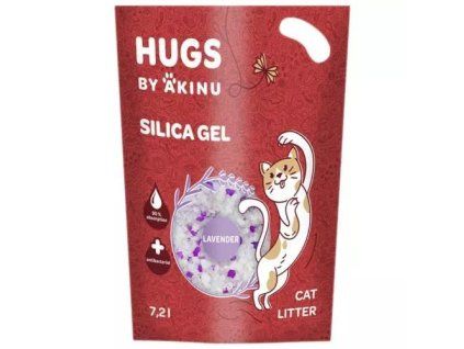 Akinu hugs silikagel stelivo 7,2'l levandule k 2930g