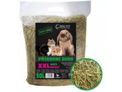 FinePet přírodní seno 50l xxl pack 1400g