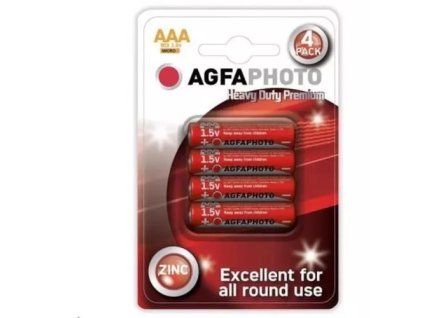 AgfaPhoto zinková baterie aaa blistr x4ks