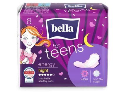 Bella Teens vložky 8ks Noční Energy