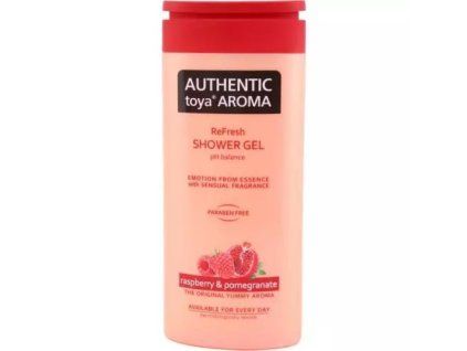 Authentic Toya Aroma sprchový gel raspberry pomegranate 400ML