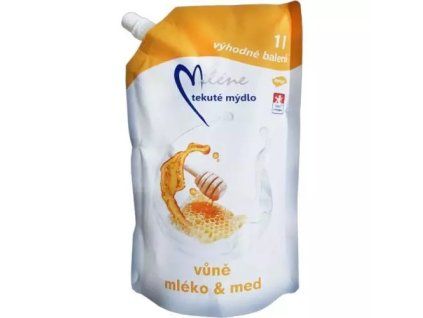 Miléne tekuté mýdlo 1L Mléko a Med