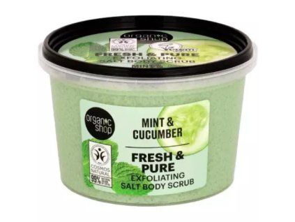 Organic Shop tělový peeling 250ml Mint&Cucumber
