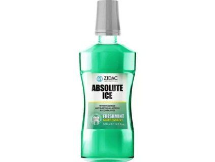 Zidac Absolute Ice ústní voda 500ml Freshmint