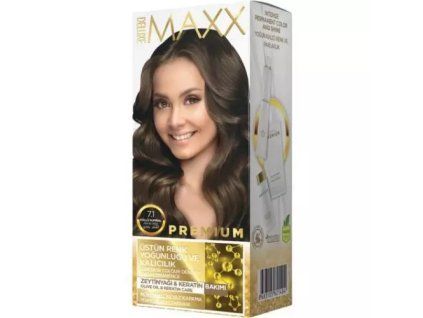 Maxx Deluxe Premium Barva na vlasy Středně popelová  blond 7.1