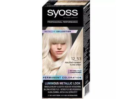 Syoss Color barva na vlasy 50ml 12-53 perleťově platinová