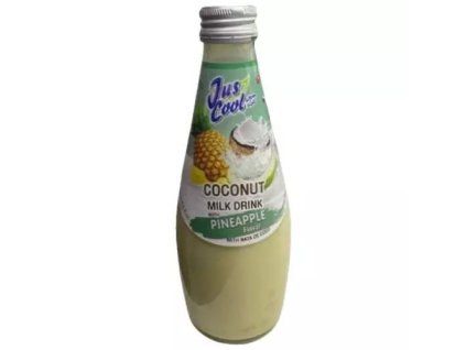 JUS COOL Kokosový mléčný nápoj a dužiny s přichutí ananas 290ML
