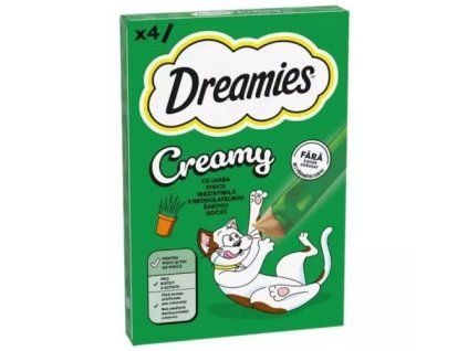 Dreamies pochoutka creamy catnip 40g