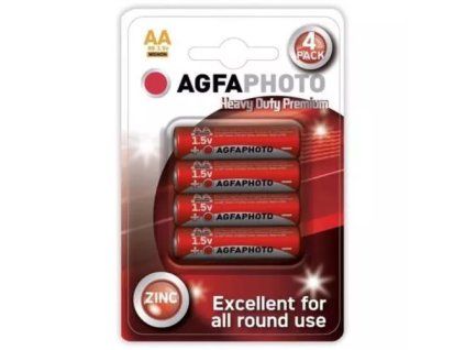 AgfaPhoto zinková baterie aa blistr x4ks