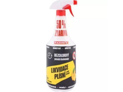 Farmex likvidace plísní 500ml + 250ml zdarma bezchlorový citron 750ML