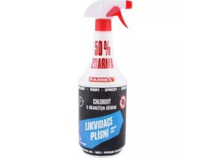 Farmex likvidace plísní 500ml + 250ml zdarma chlor 750ML