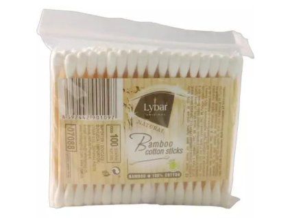 Lybar Nature Bamboo Cotton vatové tyčinky 100ks