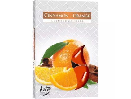 Bispol čajové svíčky cinamon orange (p15-159) 6ks