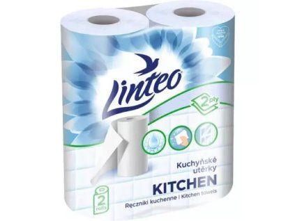 Linteo Utěrka kuchyňská Satin potisk 2V 2ks