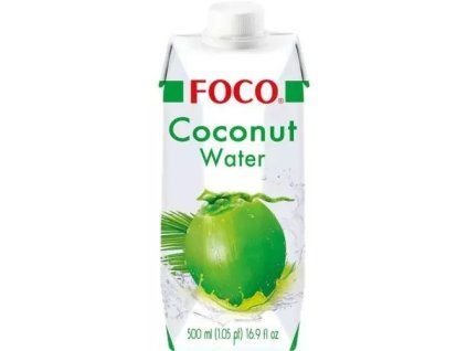 FOCO 100% natural coconut water 0,5L (NUOC DUA NGUYEN CHAT)