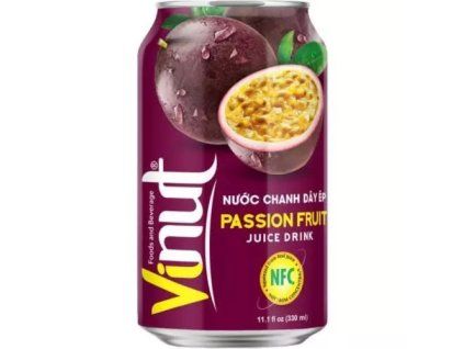 VINUT nápoj s příchutí marakuji 330ML (NUOC CHANH LEO)