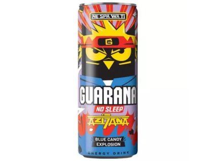 Guarana asiana blue candy explosion plech 0,5L