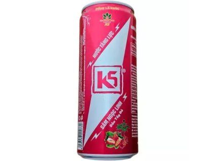 K5 sycený energetický nápoj 320ML s příchutí jahody