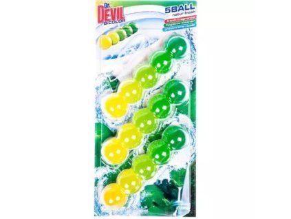 Dr. Devil BiColor 5Ball WC závěs 3x35g Natur Fresh