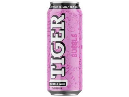 Tiger energetický nápoj light caffeine bubble gum 0,5L