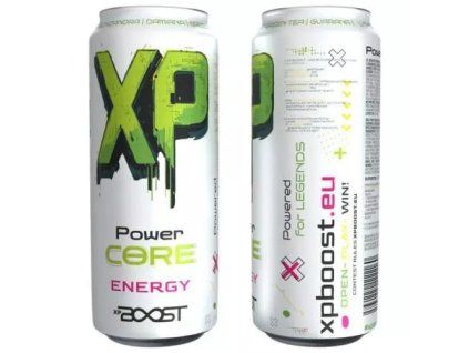 XP BOOST energetický nápoj power core 0,5L PLECH