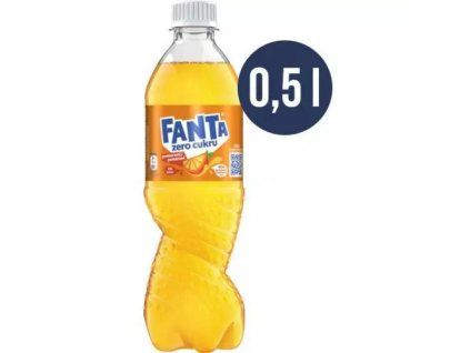 CC Fanta pomeranč zero cukru 0,5L
