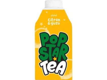 Popstar Tea ledový čaj citron yuzu 0,5L