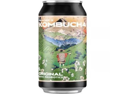 Pragers kombucha original 0,33L plech