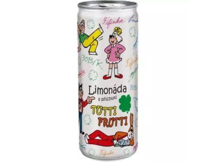 Čtyřlístek dětská limonáda tutti frutti plech 250ML