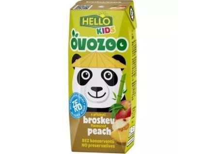 Hello ovozoo broskev zero 250ML