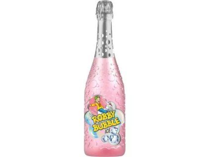 Robby Bubble dětský nápoj ice premium pink 0,75L