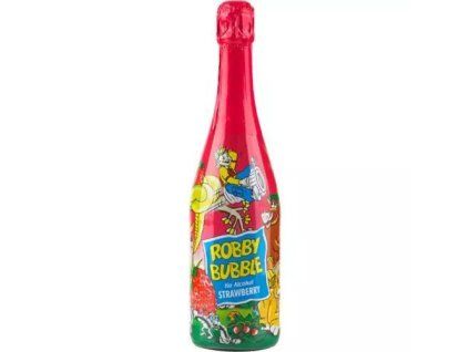 Robby Bubble dětský nápoj jahoda 0,75L