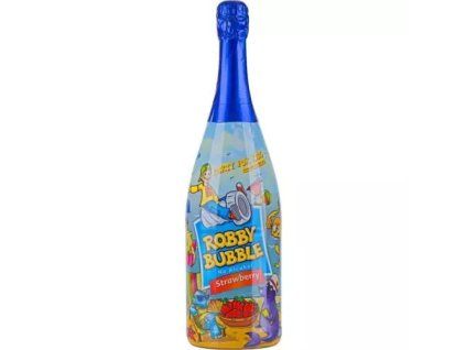 Robby bubble dětský nápoj jahoda 1,5L