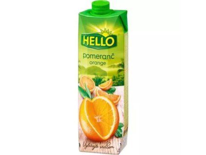 Hello džus pomerančový nektar 1L