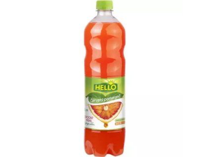 Hello ovocný nápoj červený pomeranč 1L