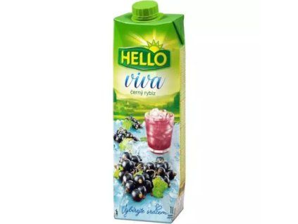 Hello viva džus černý rybíz 1L TPP