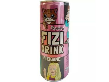 FIZI DRINK limonáda s příchutí cola fizigame 250ML