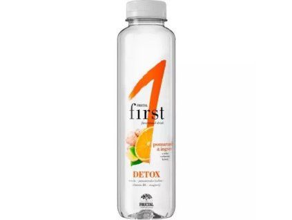 Fructal First funkční voda detox pomeranč a zázvor 500ML