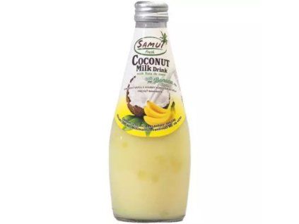 SAMUI kokosový mléčný nápoj a dužiny s banan přichutí 290ML