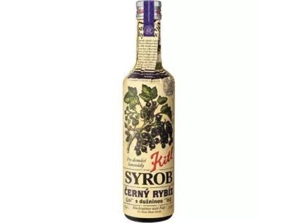 Kitl syrob černý rybíz s dužninou 0,5L