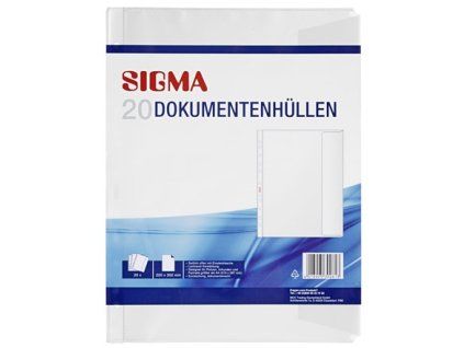 SIGMA Obal zakládací s klopou A4 120µ 25 ks