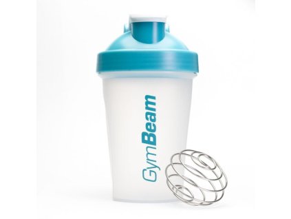 Šejkr Blend Bottle průsvitně-modrý 400 ml - GymBeam