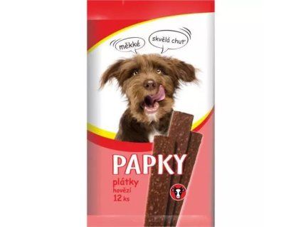 Akinu PAPKY hovězí plátky pro psy 12 ks