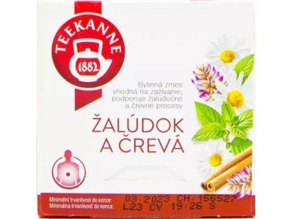 Teekanne čaj žaludek a střeva 10 x 2 g